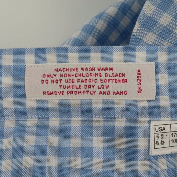 Brooks Brothers Medium Multicolor Colorblock Gingham Long Sleeve Button Shirt - Picture 10 of 14